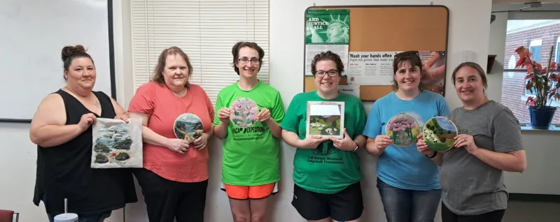 4-H volunteers get creative with needle felting